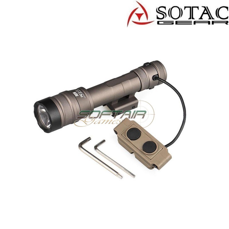 Flashlight CD Style REIN 1.0 Long DARK EARTH Sotac Gear (sg-sd-1113-de)