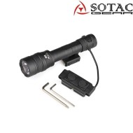 Flashlight CD Style REIN 1.0 Long BLACK Sotac Gear (sg-sd-1113-bk)