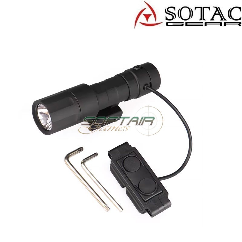 Flashlight CD Style REIN 2.0 Short BLACK Sotac Gear (sg-sd-1115-bk)
