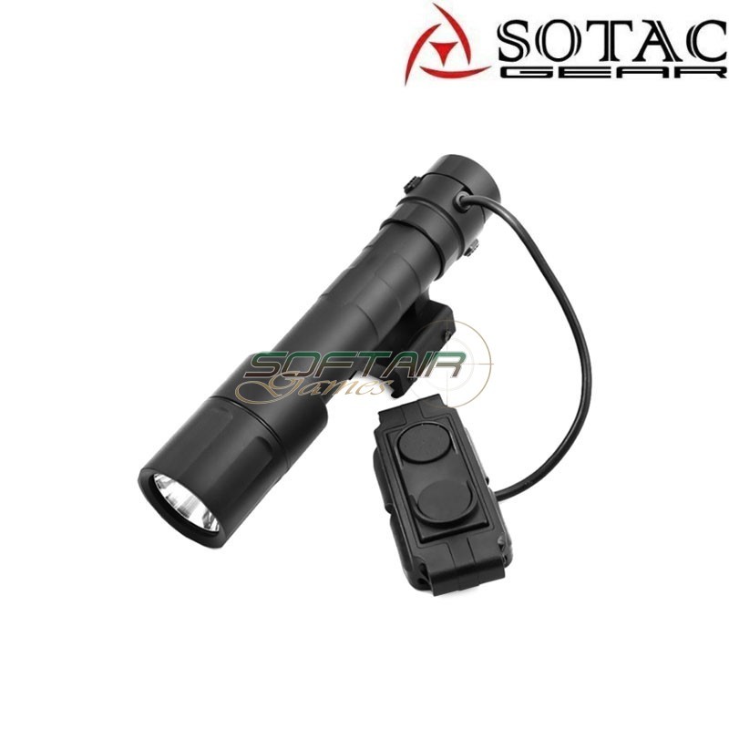 Flashlight CD Style REIN 2.0 Long BLACK Sotac Gear (sg-sd-1116-bk)