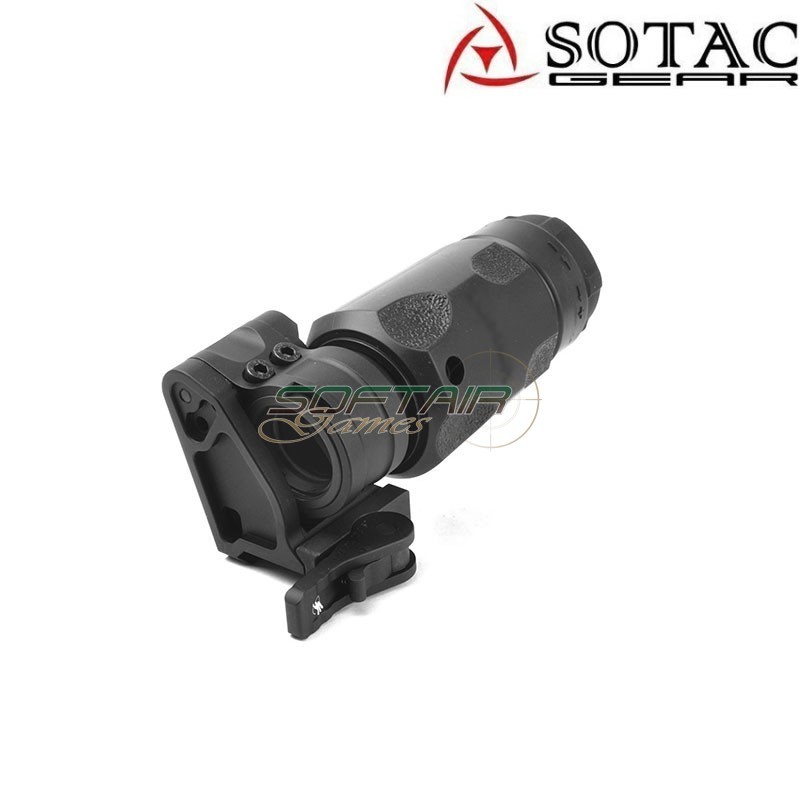 Full Kit Magnifier 3XMAG-1 BLACK Sotac (sg-m-30-kit-bk)