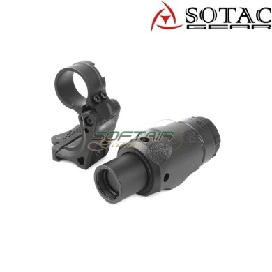 Full Kit Magnifier 3XMAG-1 BLACK Sotac (sg-m-30-kit-bk)