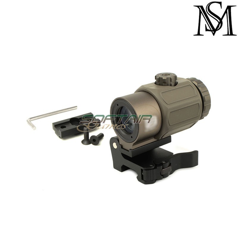 Magnifier G43 TYPE 3X DARK EARTH Milsim Series (ms-119-de)
