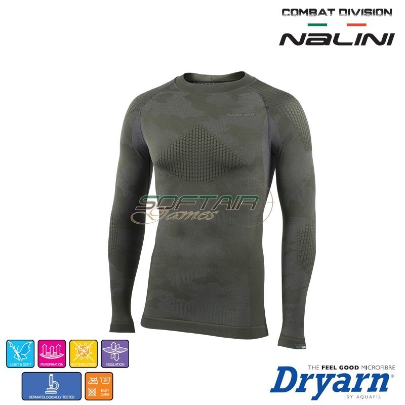 Combat LONG SLEEVE 4 Seasons RANGER GREEN CAMO Nalini (cdn-33191-rgc)