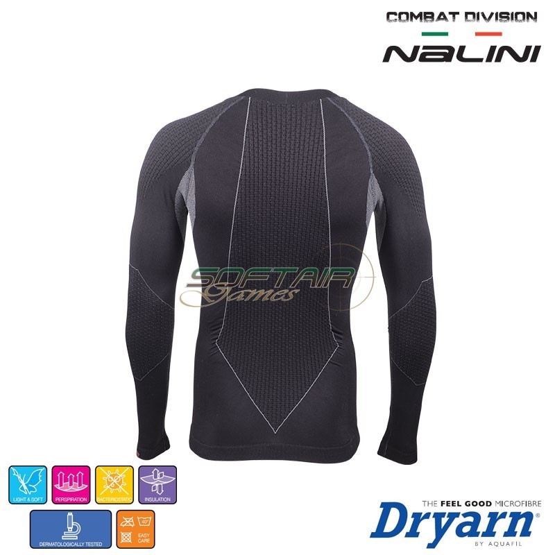 Combat LONG SLEEVE 4 Seasons BLACK Nalini (cdn-33191-bk-0370)