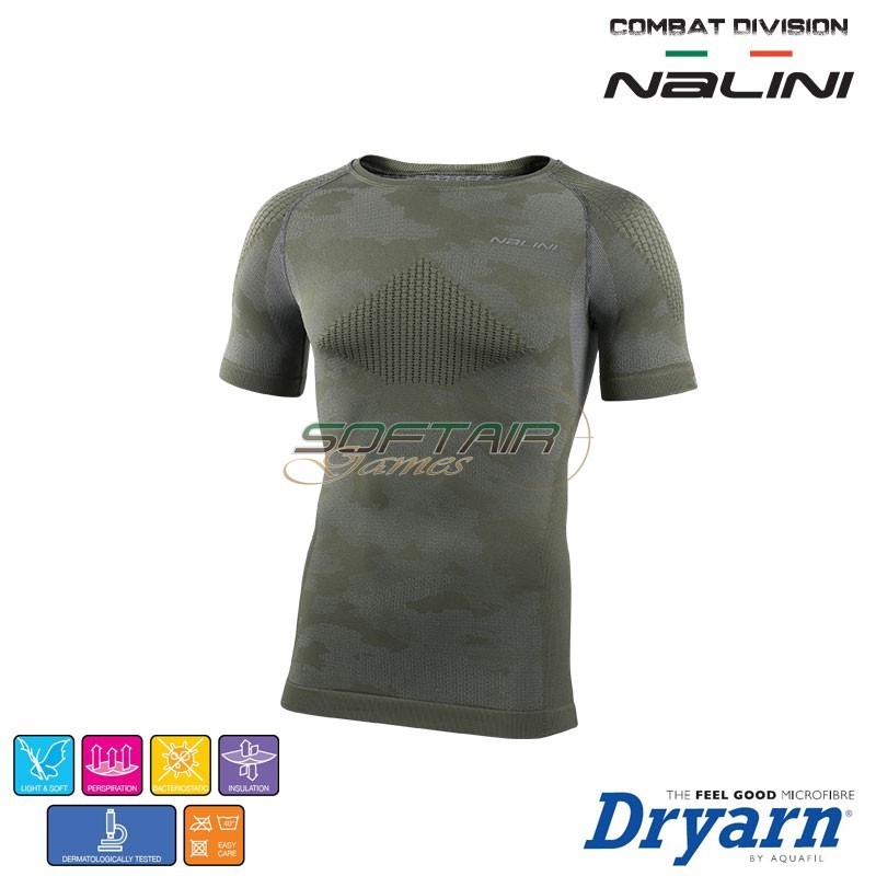 Combat JERSEY M/C 4 Seasons RANGER GREEN CAMO Nalini (cdn-33200-rgc-9000)