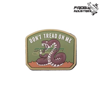 Patch 3D PVC "Don't Tread On Me" Frog Industries® (fi-006390)