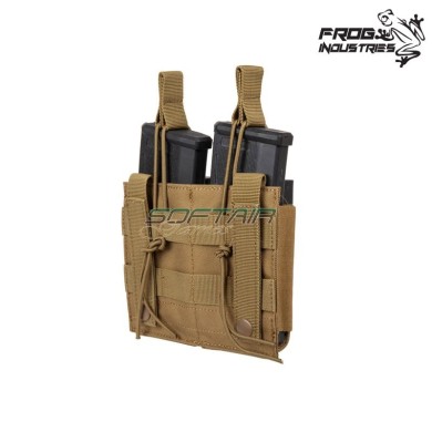 Tasca Doppia Caricatori 5.56 & 9mm COYOTE BROWN Frog Industries® (fi-035872-cb)