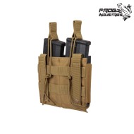Tasca Doppia Caricatori 5.56 & 9mm COYOTE BROWN Frog Industries® (fi-035872-cb)