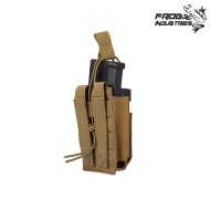 Tasca Singola Caricatore 5.56 & 9mm COYOTE BROWN Frog Industries® (fi-035871-cb)