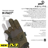 Guanti M-PACT Trigger Finger Agilite Edition BLACK Agilite (ag-mpf-55-bk)