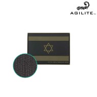Patch PVC bandiera Israele OLIVE DRAB Agilite (8121odg1sz)
