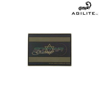 Patch PVC bandiera Israele OLIVE DRAB Agilite (8121odg1sz)