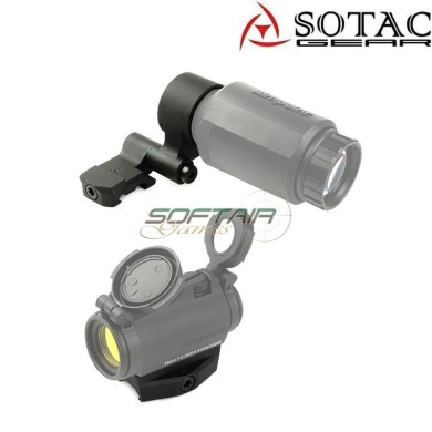 Low mount Kit BLACK Aris. Style per T1 e magnifier Sotac Gear (sg-dh-0679-bk)