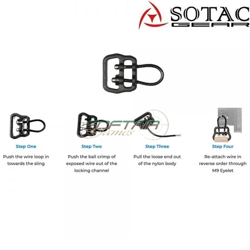 Uloop Type C 1.25" BFG Style DARK EARTH Sotac Gear (sg-dh-0687-de)