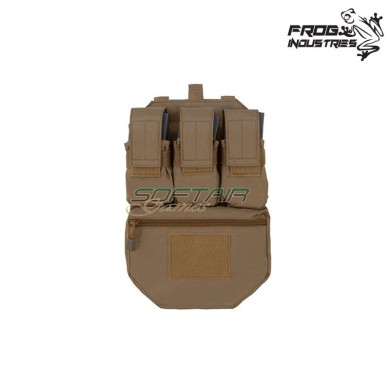 ASSAULT Rear Panel Molle COYOTE Frog Industries® (fi-51613103-cb)