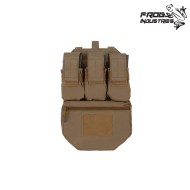 ASSAULT Rear Panel Molle COYOTE Frog Industries® (fi-51613103-cb)