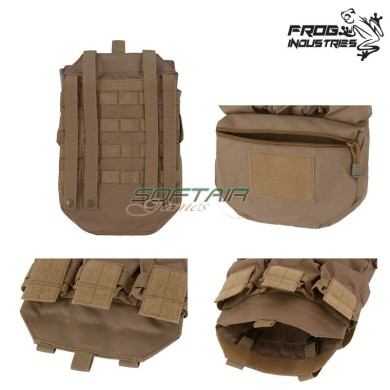 ASSAULT Rear Panel Molle COYOTE Frog Industries® (fi-51613103-cb)