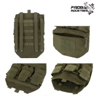 Pannello posteriore ASSAULT Molle OLIVE DRAB Frog Industries® (fi-51613103-od)