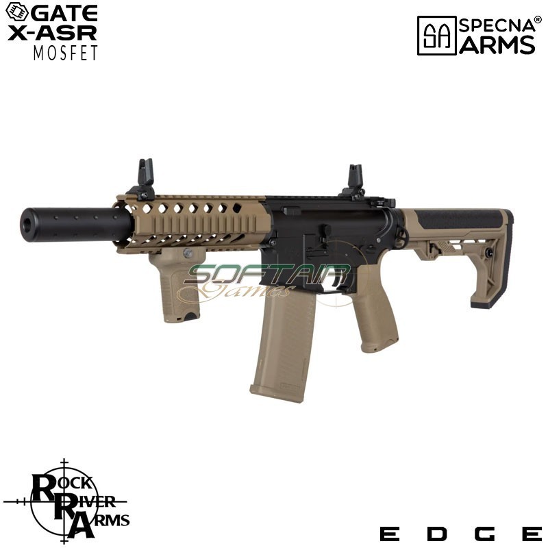 Electric Rifle SA-E11 Edge™ RRA M4 Silenced Carbine Replica TWO TONE Specna Arms® (spe-01-033919)