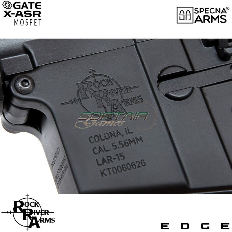 Fucile Elettrico SA-E11 Edge™ RRA M4 Silenced Carbine Replica BLACK Specna Arms® (spe-01-033918)