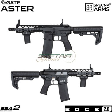 Electric rifle SA-E12-LH M4 carbine EDGE 2.0™ BLACK Specna Arms® (spe-01-033922)