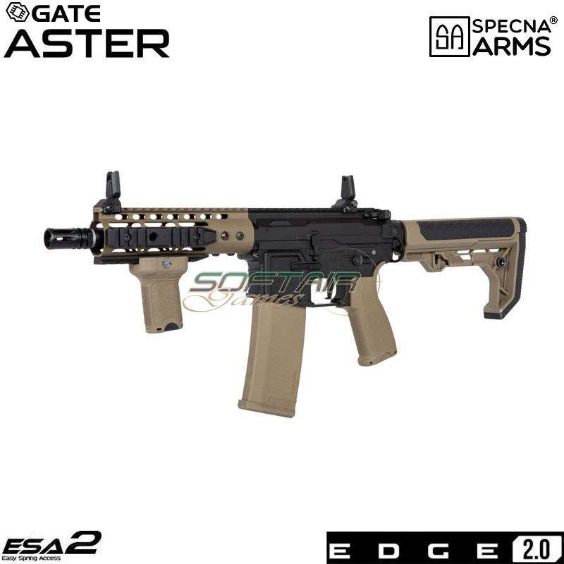 Electric rifle SA-E12-LH M4 carbine EDGE 2.0™ HALF TAN Specna Arms® (spe-01-033923)