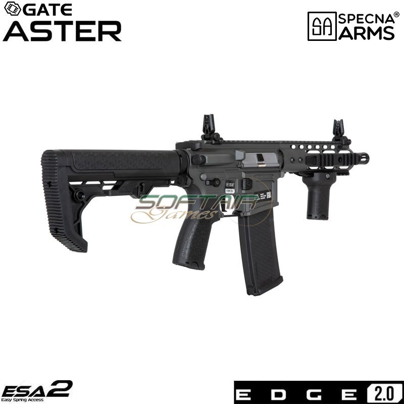 Electric rifle SA-E12-LH M4 carbine EDGE 2.0™ CHAOS GREY Specna Arms® (spe-01-033924)