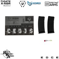 Electric Rifle SA-E17-L Edge™ RRA + M4 Strike IND. Carbine Replica BLACK Specna Arms® (spe-01-033932)