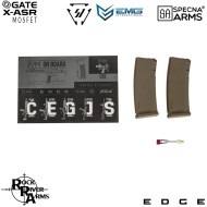 Electric Rifle SA-E17-L Edge™ RRA + M4 Strike IND. Carbine Replica HALF TAN Specna Arms® (spe-01-033933)