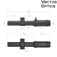 Ottica Forester 1-5x24SFP Gen 2 Riflescope NERA Vector Optics (ve-scoc-03II)