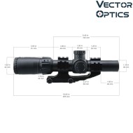 Ottica Mustang 1-4x24FFP Riflescope NERA Vector Optics (ve-scff-36) Ottica Mustang 1-4x24FFP Riflescope NERA Vector Optics (ve-scff-36)