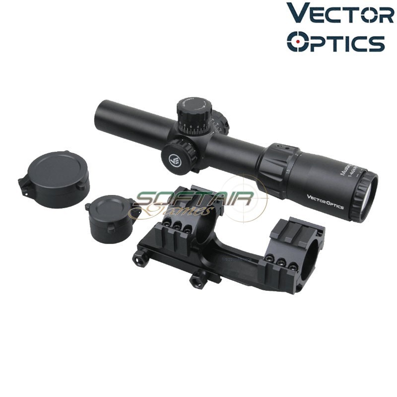 Scope Mustang 1-4x24FFP Riflescope BLACK Vector Optics (ve-scff-36)