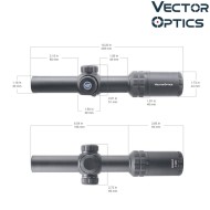 Ottica Grizzly 1-4x24 Hunting Riflescope NERA Vector Optics (ve-scoc-41)