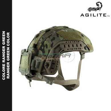 Ops-Core Maritime/FAST SF Super High Cut Helmet Cover-Gen4 RANGER GREEN Agilite (8246rng)