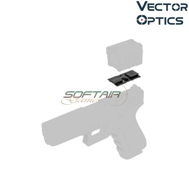 Adattatore MOS a VOD BLACK Frenzy Plus per Glock G17 Vector Optics (ve-scfrm-12) Adattatore MOS a VOD BLACK Frenzy Plus per Glock G17 Vector Optics (ve-scfrm-12)
