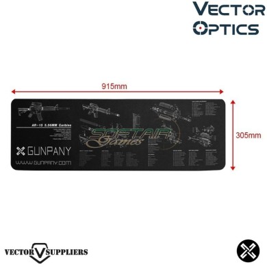 Mouse Pad XL AR-15 BLACK Vector Optics (ve-scbm-01)