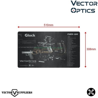 Mouse Pad Glock BLACK Vector Optics (ve-scbm-02)