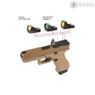 Direct Mount Aegis HG BLACK for Umarex Glock Nine Ball (nb-175526)