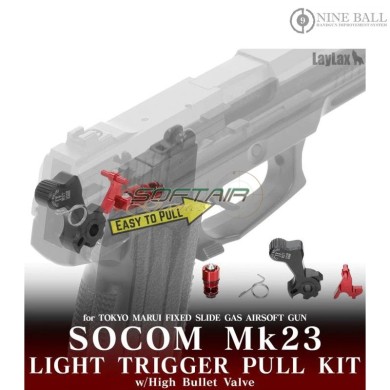Light Trigger Pull Kit for Socom Mk23 GBB Nine Ball (nb-172679)