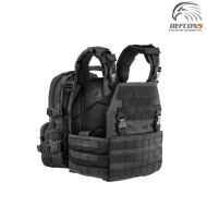 Plate carrier tattico + zaino NERO defcon 5 (d5-bav21-b)