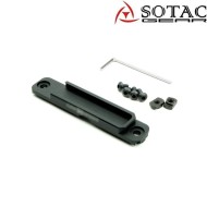 Porta remoto LCS MK1 cnc BLACK per torcie Sotac (sg-jq-096-bk)