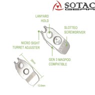 MT NANO Adjustment Tool for Dot/Peq/Laser SILVER Sotac (sg-dh-0610-sv) MT NANO Adjustment Tool for Dot/Peq/Laser SILVER Sotac (sg-dh-0610-sv)