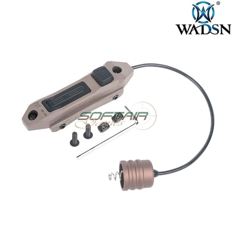 Double function remote pressure switch DARK EARTH for flashlight WADSN (wd07033-de)
