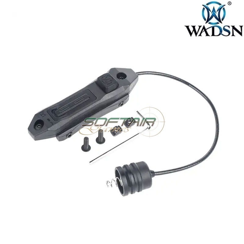 Double function remote pressure switch BLACK for flashlight WADSN (wd07033-bk)