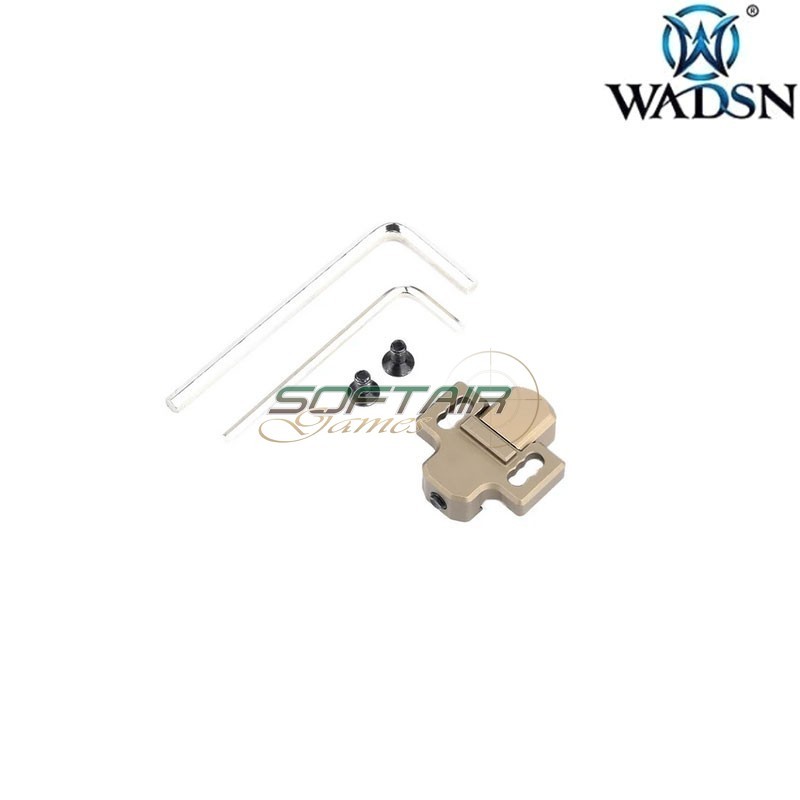 Tactical side scout mount 20mm weaver DARK EARTH per M300/M600 Wadsn (wd02025-de)