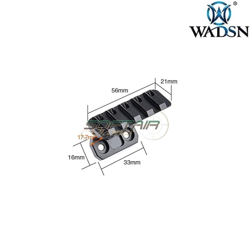 Thorntail OffSet mount 1913 LC / KeyMod BLACK Wadsn (wd02015-bk-lo)