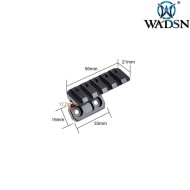 Thorntail OffSet mount 1913 LC / KeyMod BLACK Wadsn (wd02015-bk-lo)