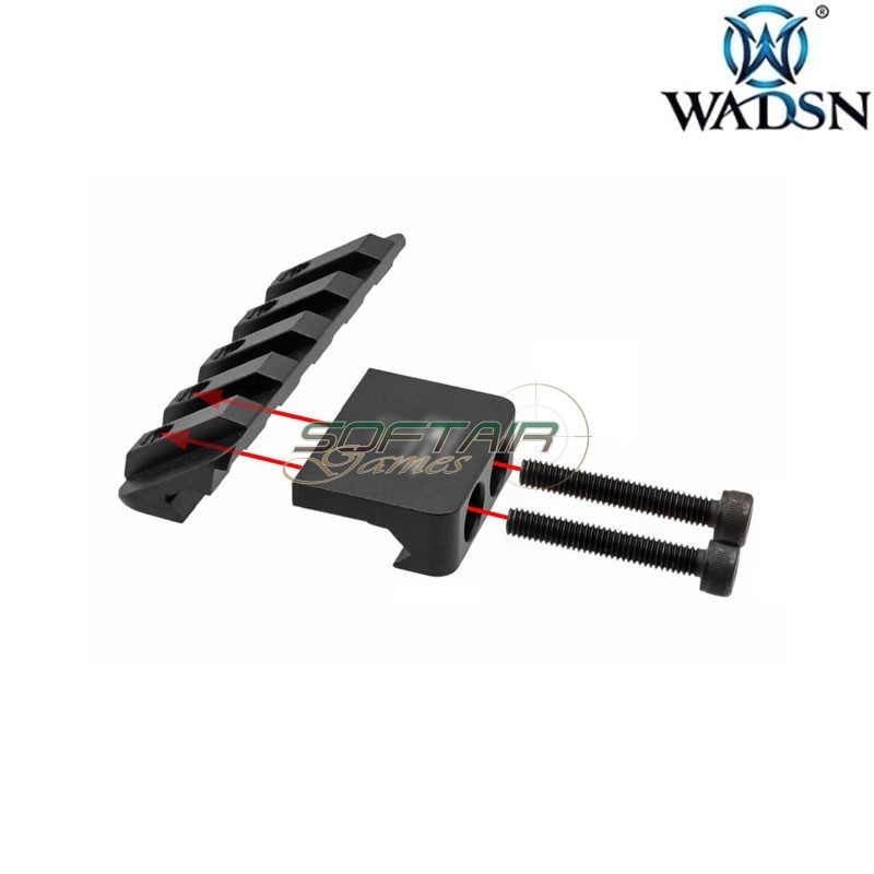 Thorntail OffSet mount 1913 Picatinny BLACK Wadsn (wd02016-bk-lo)