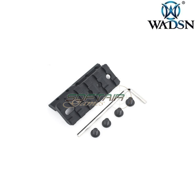UNT. style OffSet rail mount BLACK Wadsn (wd02020-bk-lo)